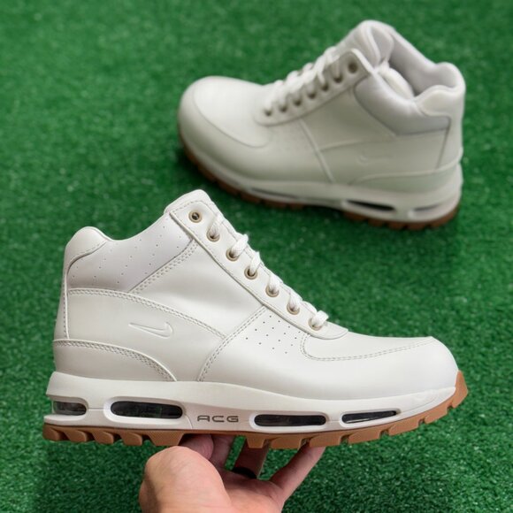 Nike Air Max Goadome Summit White Khaki Gum Mens FZ1314-100 VNDS Sz 10 - Picture 1 of 7